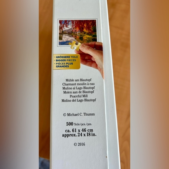 Ravensburger puzzle 500 pieces peaceful mill - Picture 3 of 8